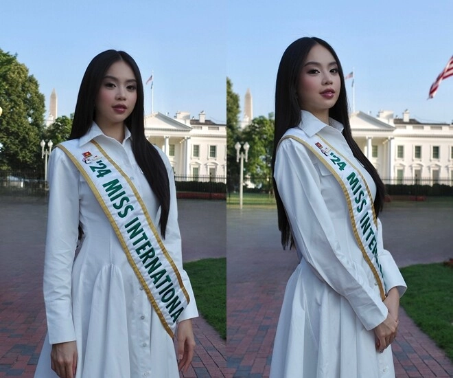 Không nhận ra hoa hậu thanh thủy nhan sắc khác lạ khi đi công tác tại mỹ gây nhiều tranh cãi - 4
