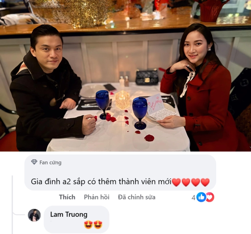 Phản ứng của lam trường trước nghi vấn lên chức bố lần 3 ở tuổi ngoài 50 sắp đón con thứ 2 với vợ kém 17 tuổi - 2