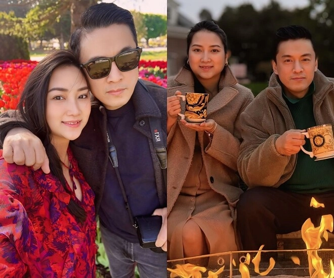 Lam trường gọi vợ trẻ là bé và cưng nhất nhà con trai quốc tịch mỹ gần 2 tháng tuổi đã bầu bĩnh giống hệt chị gái - 1