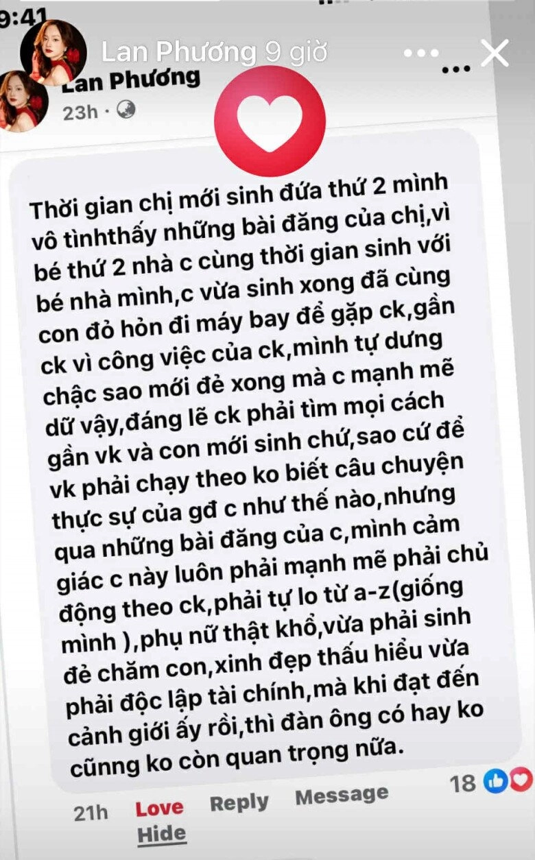 Lan phương ngầm ám chỉ nguyên nhân ly hôn vừa sinh con nhưng phải chạy theo chồng tây từ a-z - 2