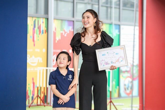 Lavie con gái mai phương ra dáng thiếu nữ khi vào lớp 6 học chung trường quốc tế với con trai lâm vỹ dạ - 11