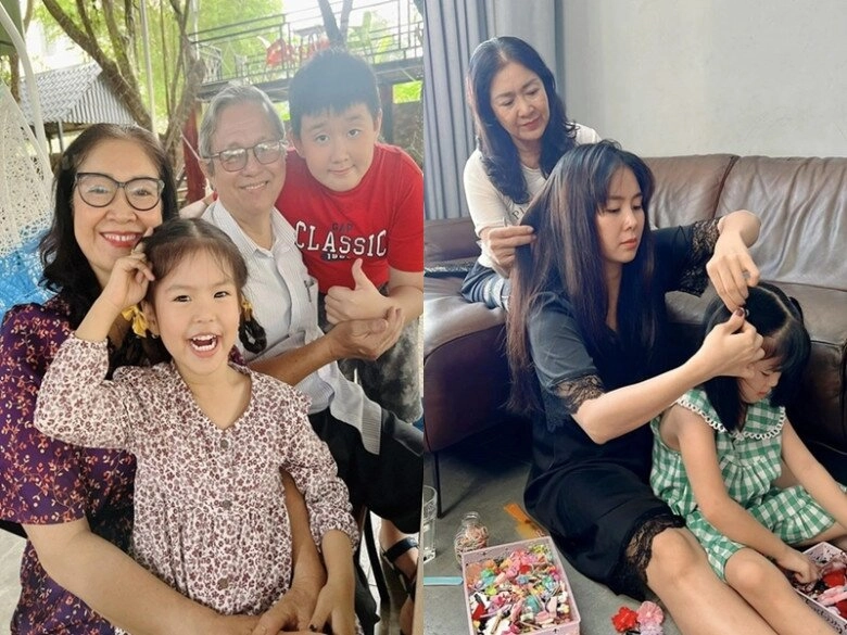 Lê phương khoe mối quan hệ với mẹ ruột và mẹ chồng 2 bà thông gia trẻ đẹp nhìn giống như chị em sinh đôi - 12