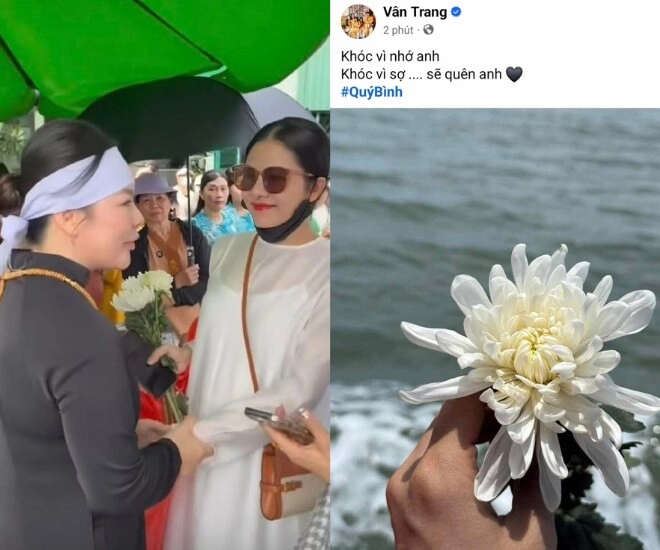Lễ thủy táng nsưt quý bình mẹ và vợ ngọc tiền ôm tro cốt rải biển cần giờ lê phương đến tiễn lần cuối - 7