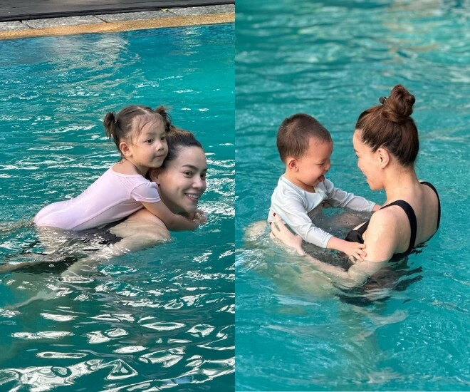Leon bị hồ ngọc hà bắt đọc kinh sám hối mỗi lúc chưa ngoan dân mạng nhận xét kém hơn chị lisa nhiều - 11