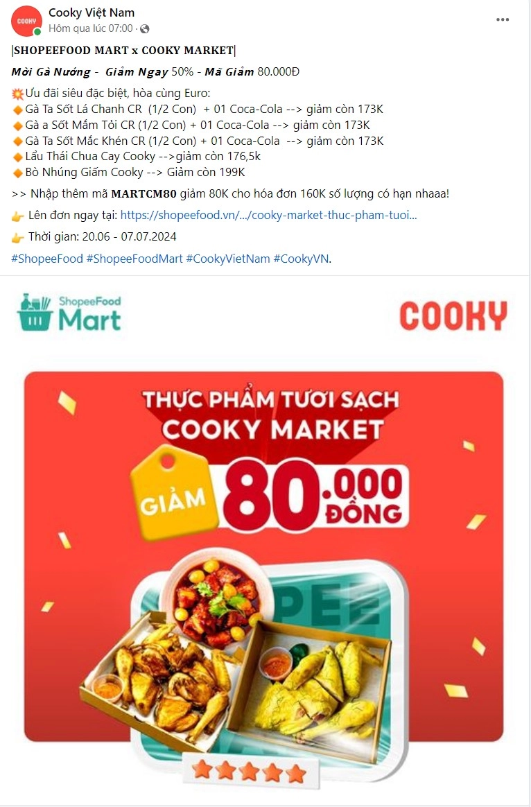 Loạt ưu đãi hot không thể bỏ lỡ đến từ shopeefood mart - chợ tươi đầy đủ món gì cũng giảm - 2