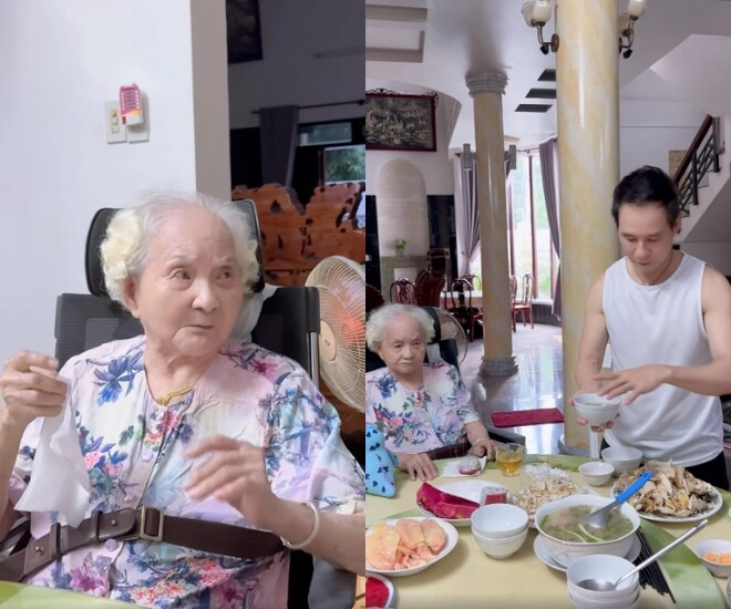 Lý hải về quê thăm mẹ ruột gần 100 tuổi hạnh phúc vì u60 vẫn được đấng sinh thành dặn dò yêu thương - 2
