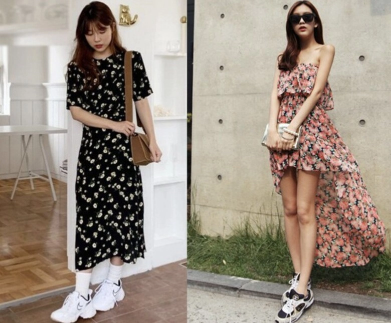 Mặc váy mà đi 4 kiểu giày dép này thì dừ thêm chục tuổi ai nhìn cũng chỉ biết lắc đầu - 1