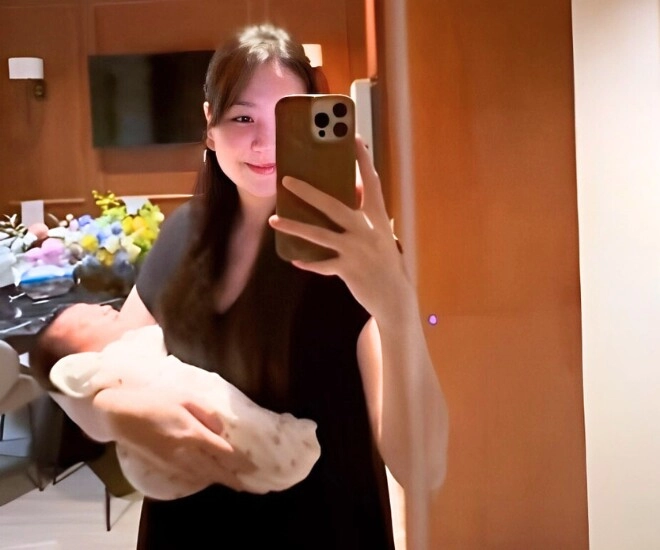 Mai ngọc dọn tiệc đầy tháng hoành tráng cho quý tử được mẹ chồng giàu có tự tay trang trí tiệc mừng cháu nội - 8