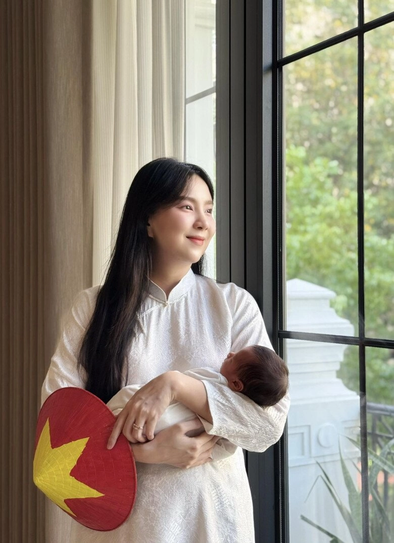 Mai ngọc khoe quý tử chưa tròn 1 tháng tuổi đã chuẩn con trai của cô gái thời tiết tương lai nối nghiệp mẹ - 9