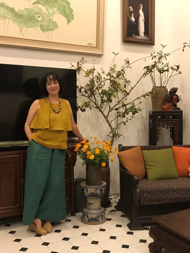 Mặt mộc tuổi trung niên của nsnd lê khanh - 5