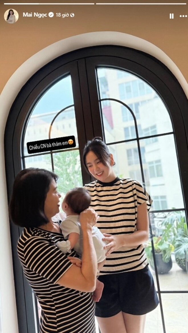 Mc mai ngọc nói con trai là người duy nhất chịu nghe mẹ quý tử 2 tháng tuổi giống y đúc bố thiếu gia bắc giang - 10