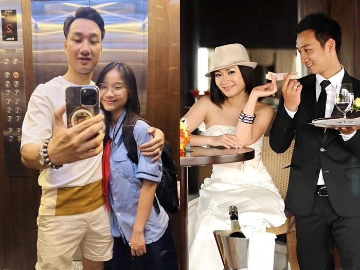 Mc thành trung cảm ơn 2 mẹ của các con trong ngày bế giảng ái nữ ở xa vẫn thân thiết với 2 em kém 9 tuổi - 3