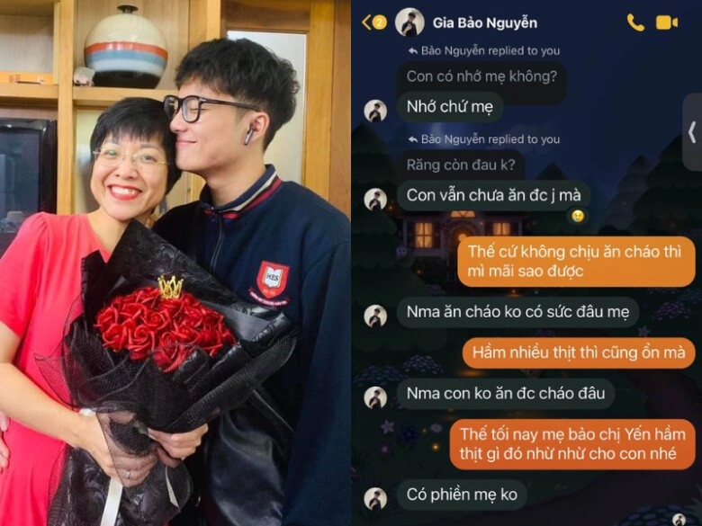 Mc thảo vân khoe con trai công lý cao to vạm vỡ vẫn nhõng nhẽo với mẹ xót quý tử không ăn được gì - 1