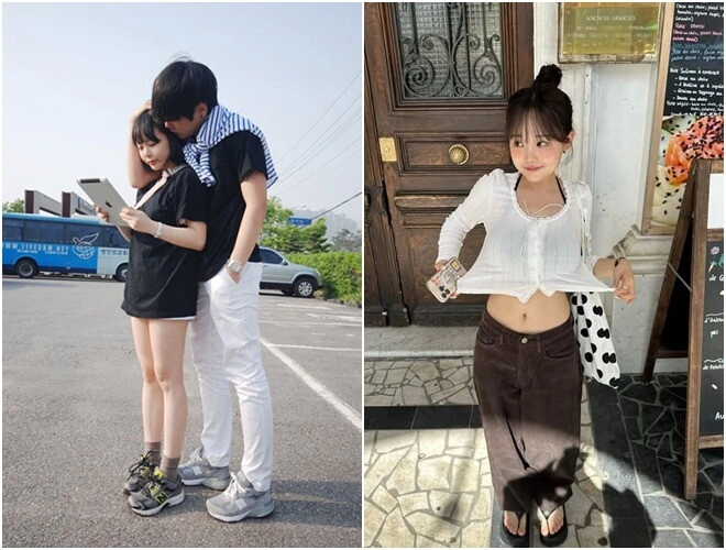 Mẹ 2 con trắng nón nà trẻ đẹp như học sinh cấp 2 nam sinh mỹ xếp hàng xin số làm quen - 3