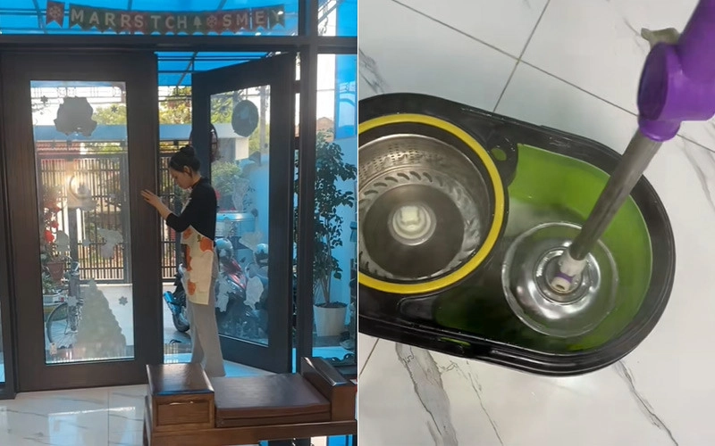 Mẹ đảm ở hải phòng mách mẹo lau nhà mùa nồm nhiều người làm theo tấm tắc khen - 2