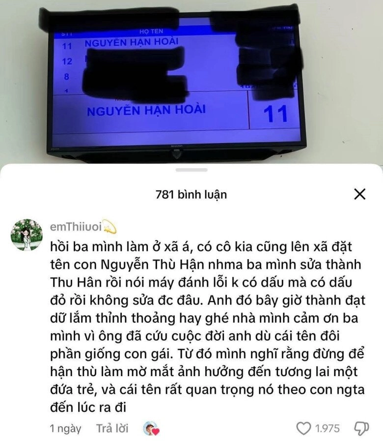 Mẹ định đặt tên cho con là nguyễn thù hận nhân viên tư pháp sửa thành tên cực hay đứa trẻ giờ rất thành đạt - 2