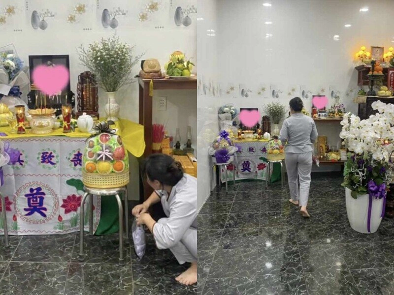 Quang lê từ mỹ về nước viếng quý bình ôm hôn con trai cố nghệ sĩ bé eric nhìn di ảnh liên tục gọi bố - 10