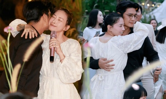 Mẹ ruột ngô thanh vân rơi nước mắt khi biết con gái mang thai ở tuổi u50 mẹ chồng hò reo khi lên chức bà nội - 5