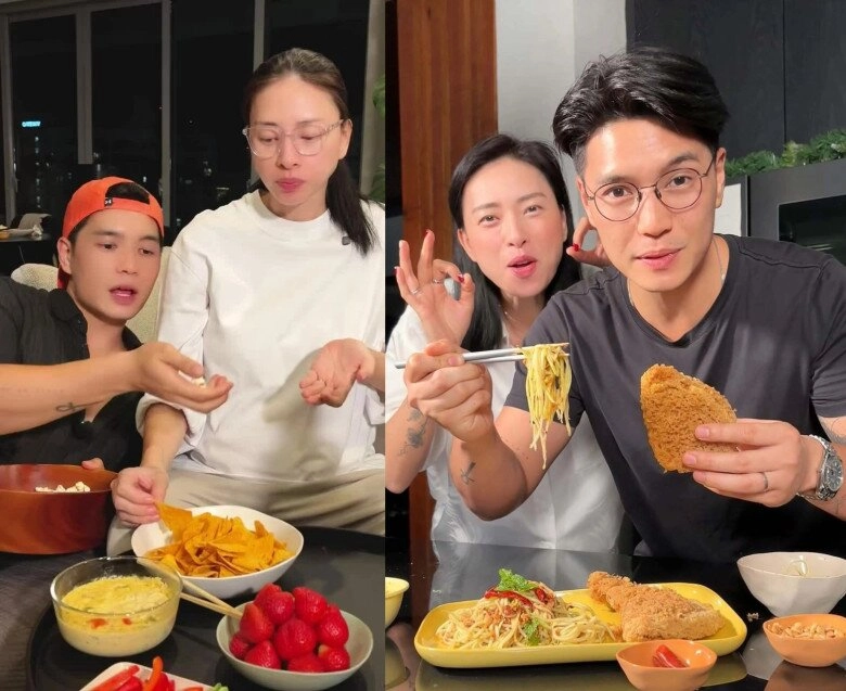 Mẹ ruột ngô thanh vân thấy cảnh con gái nghén mà tưởng mình mang thai khen cháu ngoại sắp chào đời giống hệt rể quý - 8