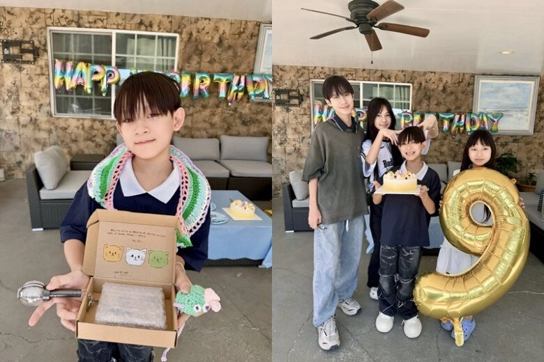 Minh hà đưa 4 con sang mỹ nghỉ hè ở cơ ngơi khủng của dì ruột bà xã lý hải tự nhận còn thua kém mẹ u70 - 5