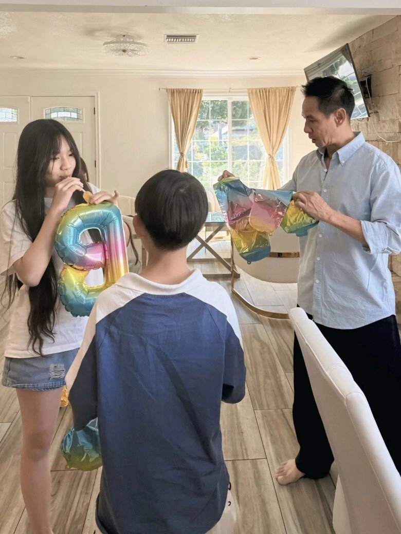 Minh hà đưa 4 con sang mỹ nghỉ hè ở cơ ngơi khủng của dì ruột bà xã lý hải tự nhận còn thua kém mẹ u70 - 7
