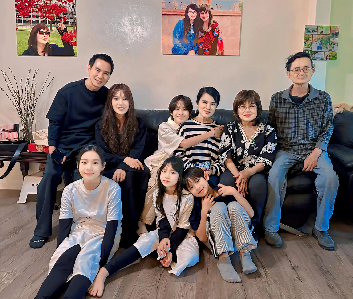 Minh hà đưa 4 con sang mỹ nghỉ hè ở cơ ngơi khủng của dì ruột bà xã lý hải tự nhận còn thua kém mẹ u70 - 9