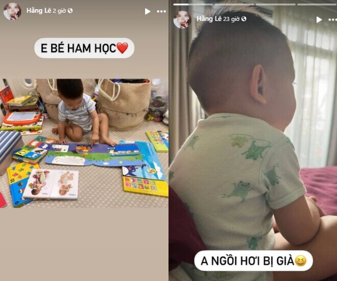 Minh hằng nuôi quý tử theo kỷ luật quân đội mới 2 tuổi đã phải học bài đọc thơ trước khi đi ngủ - 8