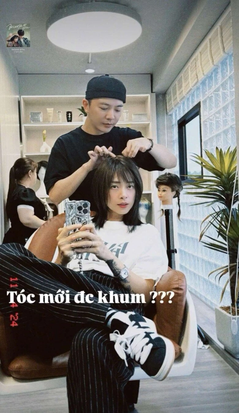 Ngô thanh vân đổi kiểu tóc mới trẻ đẹp như gái hàn chị em 40 nên tham khảo - 4