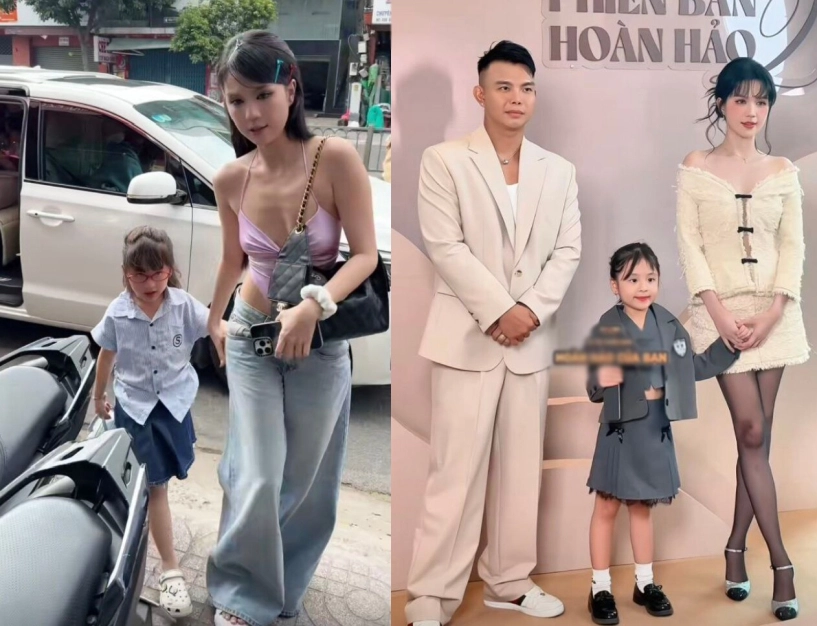 Ngọc trinh thuê người về biệt thự 60 tỷ chơi với con gái ái nữ 6 tuổi mong mẹ sớm sinh thêm em - 2