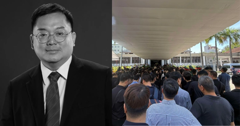 Nsưt chí trung đưa con trai đến viếng ông hoàng nam tiến hàng người dài dằng dặc giàn giụa nước mắt - 2