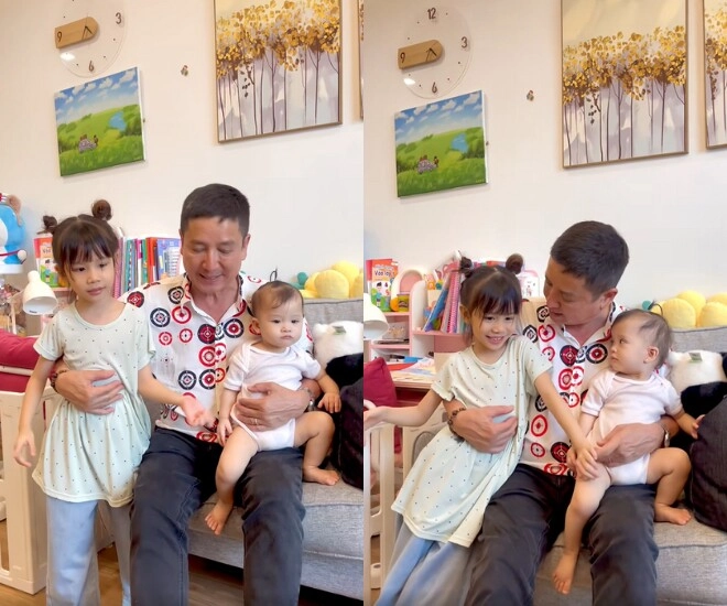 Nsưt chí trung không ở chung với con vẫn sang nhà thăm cháu nội làm ông vụng về phải xin lỗi tiểu công chúa - 8