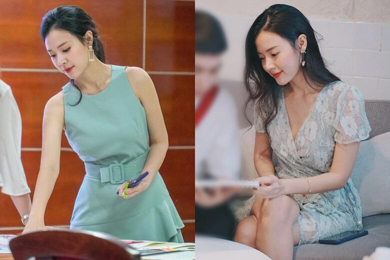 Nữ giảng viên nhiều sổ đất nhất vbiz có nhan sắc xinh đẹp như tiên đi làm mỗi ngày một bộ không trùng lặp - 18