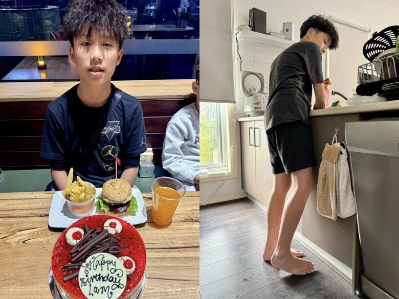 Ốc thanh vân đưa chồng con vi vu cảnh đẹp nhất nước úc đi giày cao gần 10cm vẫn thấp hơn quý tử 14 tuổi - 5