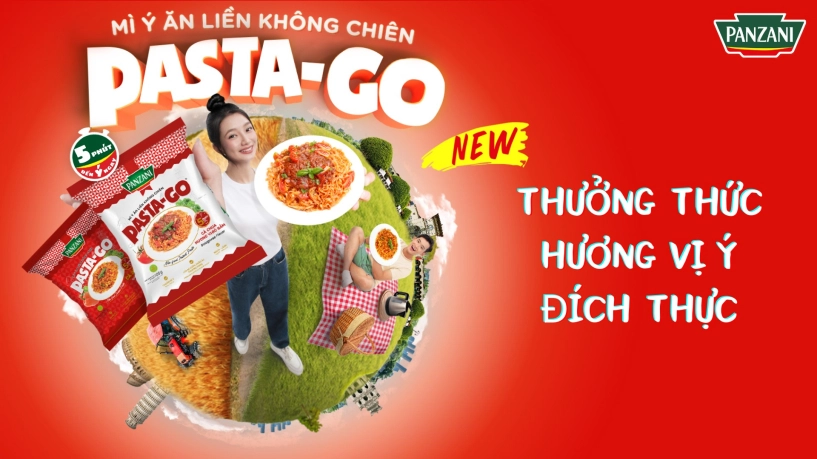 Panzani ra mắt sản phẩm mì ý ăn liền không chiên pasta-go - bước tiến đột phá trong ngành sản xuất mì ăn liền - 1