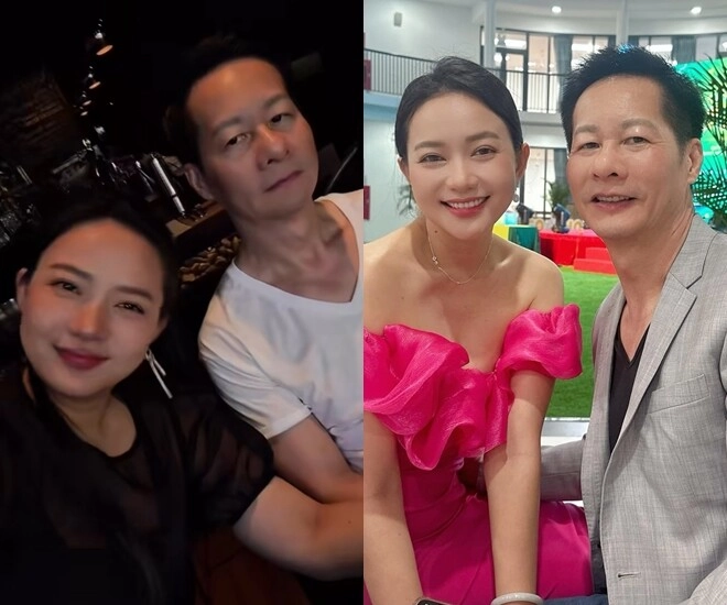 Phan như thảo cùng chồng đại gia hơn 26 tuổi phải tranh thủ đánh lẻ khi con đi học ái nữ giờ giống y chang bố - 1