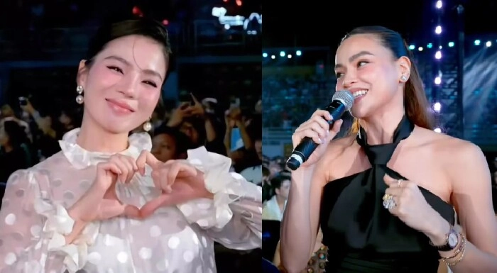 Phản ứng của hồ ngọc hà - lệ quyên khi biết sắp đứng chung sân khấu với đối phương hương giang thắc mắc về lời đồn - 3
