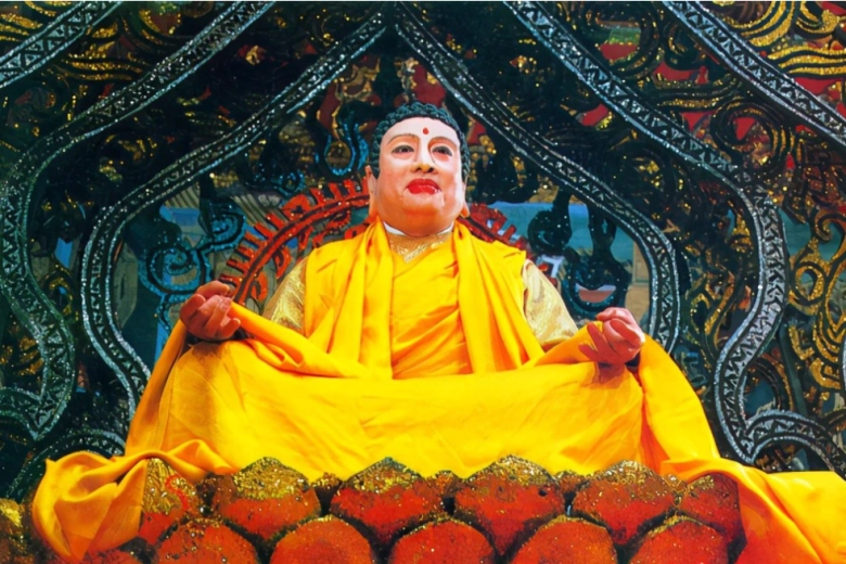 phật tổ như lai của tây du ký - chu long quảng tạ thế ở tuổi 86 sinh thời được tạc tượng thờ dân bái lạy - 4