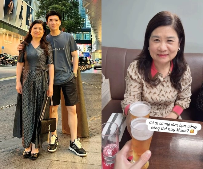 Phu nhân bầu hiển chuẩn mẹ quốc dân làm bạn nhậu với quý tử không cần con dâu tự tay chăm 3 cháu nội - 1