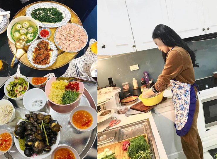 Phương oanh diện hanbok sang trọng bên shark bình vẫn bị lu mờ trước 2 con song sinh đáng yêu như hoàng tử công chúa - 15