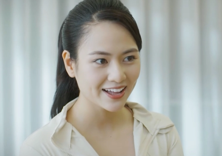 Phương oanh gây chú ý vì nhan sắc đẹp hơn thời chưa chồng lên phim giỏi việc nước đảm việc nhà hệt ngoài đời - 4