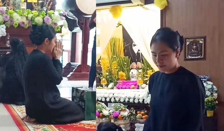 Quang lê từ mỹ về nước viếng quý bình ôm hôn con trai cố nghệ sĩ bé eric nhìn di ảnh liên tục gọi bố - 7