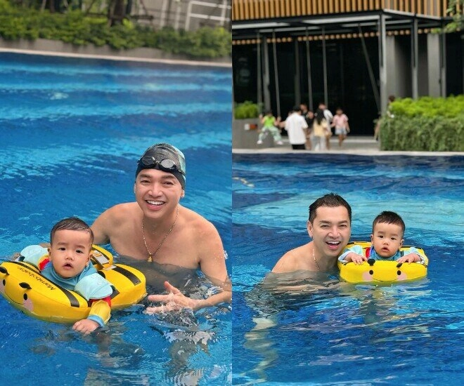 Quang minh đưa bạn gái đi chơi nhưng dân tình chỉ soi bàn tay hư tình trẻ kém 37 tuổi mặc bikini khoe dáng bốc lửa - 12
