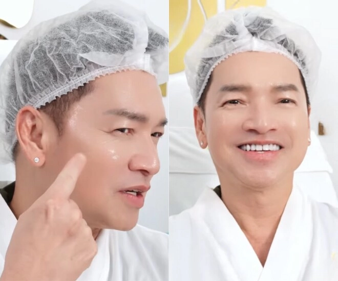Quang minh như bố trẻ từ ngày có quý tử đích tôn u70 chăm tút ngoại hình để không lệch với vợ kém tuổi - 5