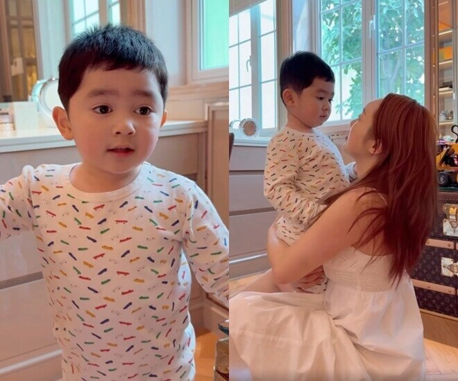 Quý tử của chi bảo mới 3 tuổi đã cực dẻo miệng có dáng nằm như chủ gia đình thu hút hàng trăm nghìn lượt xem - 10