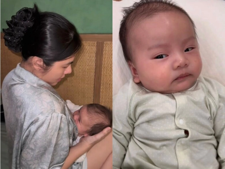 Cảnh làm mẹ 4 con của vân trang thức đêm cho quý tử ti sữa vẫn bù đầu dỗ dành cặp song sinh khóc nhè - 5