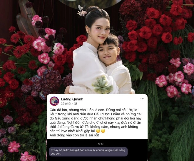 Quỳnh lương nổi giận khi con trai riêng bị bố ruột đối xử phũ phàng dành lời có cánh cho người mới của chồng cũ - 1