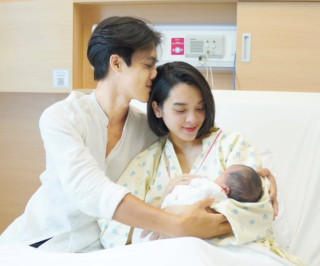 Quỳnh lương sinh con với thiếu gia trà vinh khoe ảnh đi đẻ bao ngầu đặt tên em bé ai đọc cũng khen hay - 1
