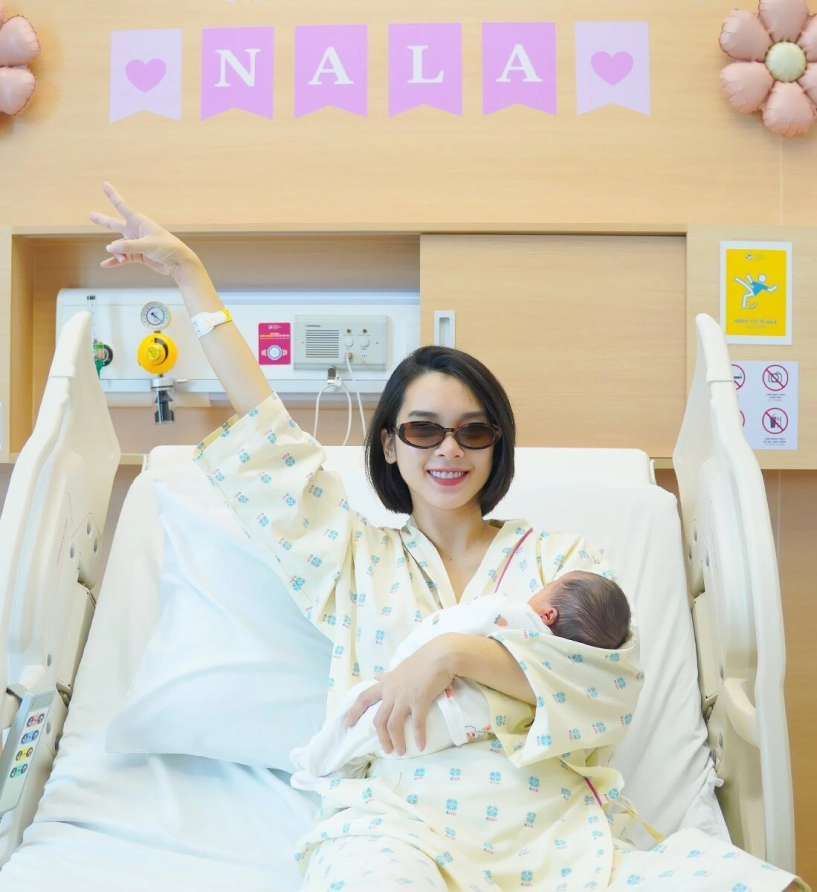 Quỳnh lương sinh con với thiếu gia trà vinh khoe ảnh đi đẻ bao ngầu đặt tên em bé ai đọc cũng khen hay - 3