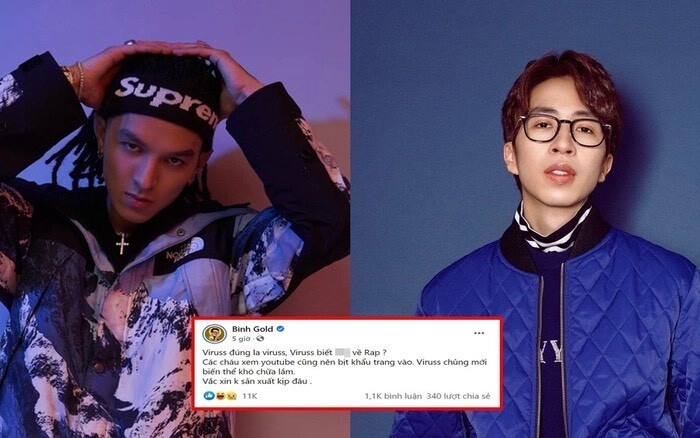 Rapper bình gold là ai mà 3 lần bị vtv nhắc tên từng đá xéo hieuthuhai tuyên bố hủy sự nghiệp của streamer viruss - 5