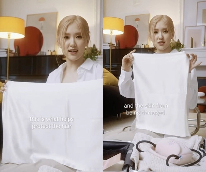 Rosé blackpink bà xã beckham luôn ngủ trên vỏ gối lụa để bảo vệ tóc chuyên gia quyết định làm thí nghiệm tiết lộ sự thật - 1